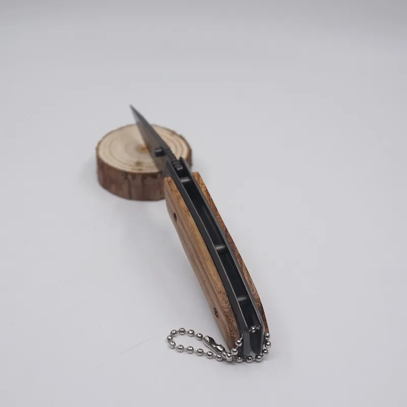 X18 Składany nóż kieszonkowy Camping Rescue Survival Noże 3CR13 56HRC Drewniane uchwyt Nóż Outdour EDC Narzędzie Nifes Najlepszy prezent