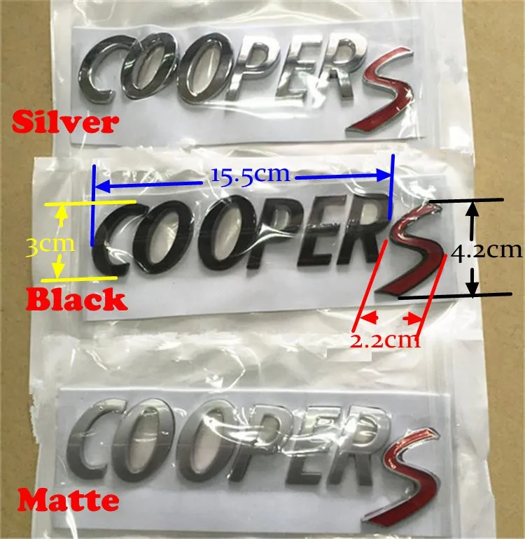 Mini Cooper S Countryman Paceman Hatch Split Door Emblem Rear Trunk Letters Badge Sticker235P