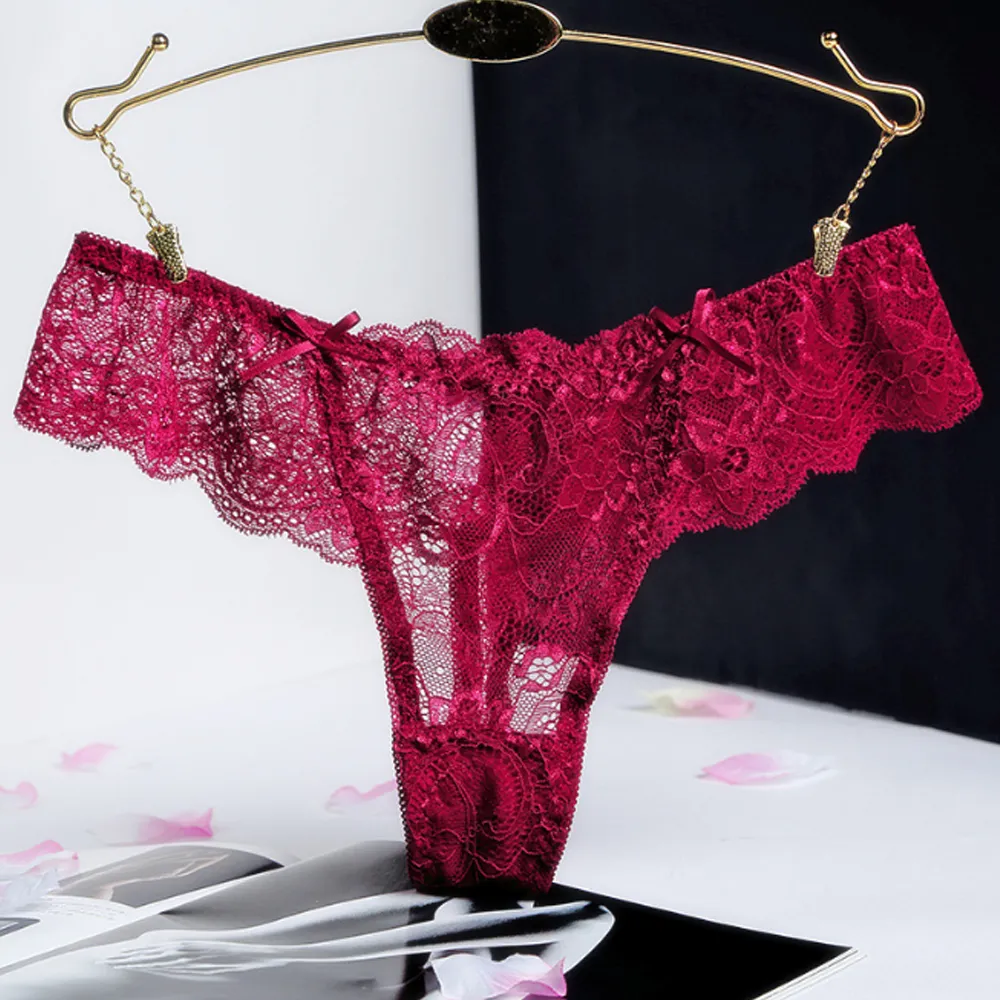 Taille Basse Sexy Sous V tements En Dentelle Culottes Slips N ud