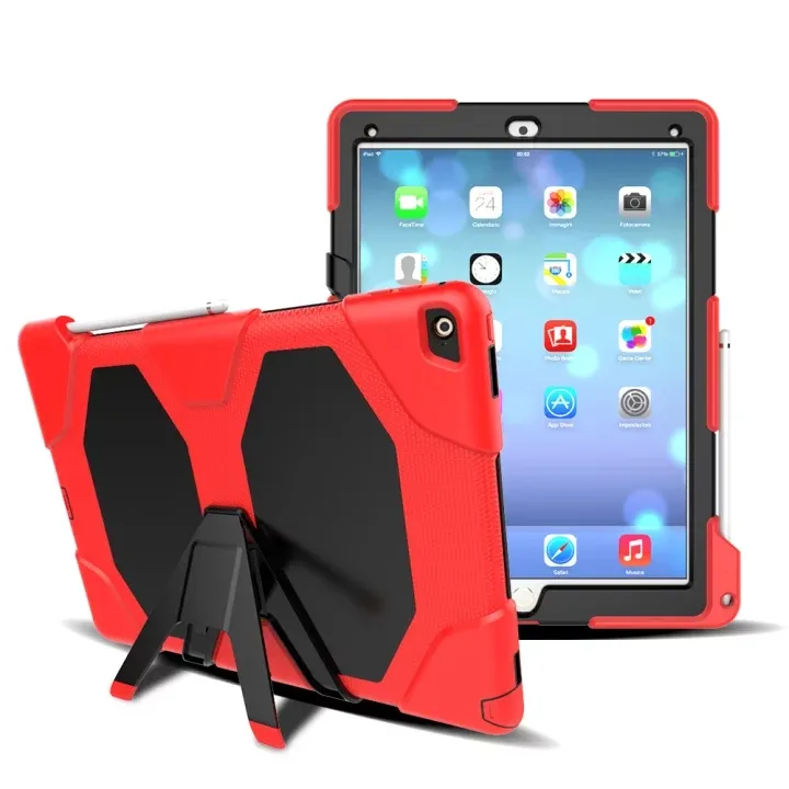 Militärische Heavy Duty ShockProof Rugged Impact Hybrid Tough Armor Case für IPAD 10.2 2019 2 3 4 AIR 1 AIR 2 PRO 9.7 PRO 10.5 70 Stück/Menge