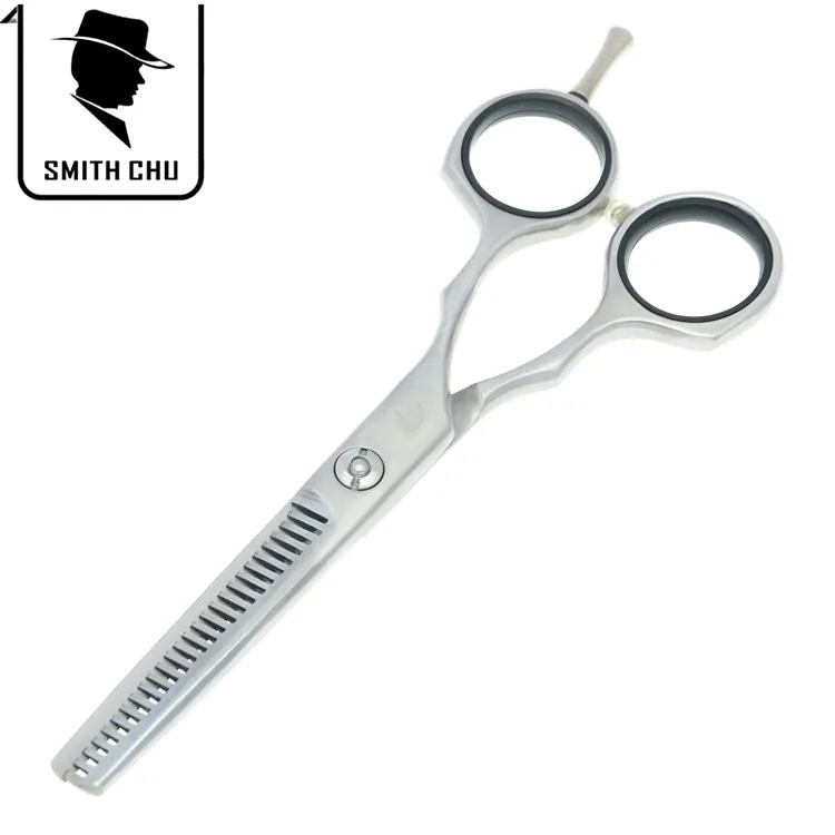 5.5inch Smith Chu 2017新しい髪はさみ高品質の髪の間伐鋏シャープエッジはさみの理髪師はさみを覆う