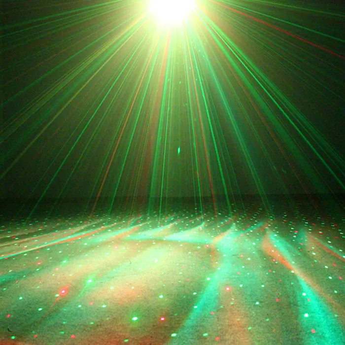 Mini RG Rood Groene Dot Projector Stage Apparatuur Licht 3W RGB LED Mixing Aurora Effect DJ KTV Toon vakantie Laserverlichting LL-100RG