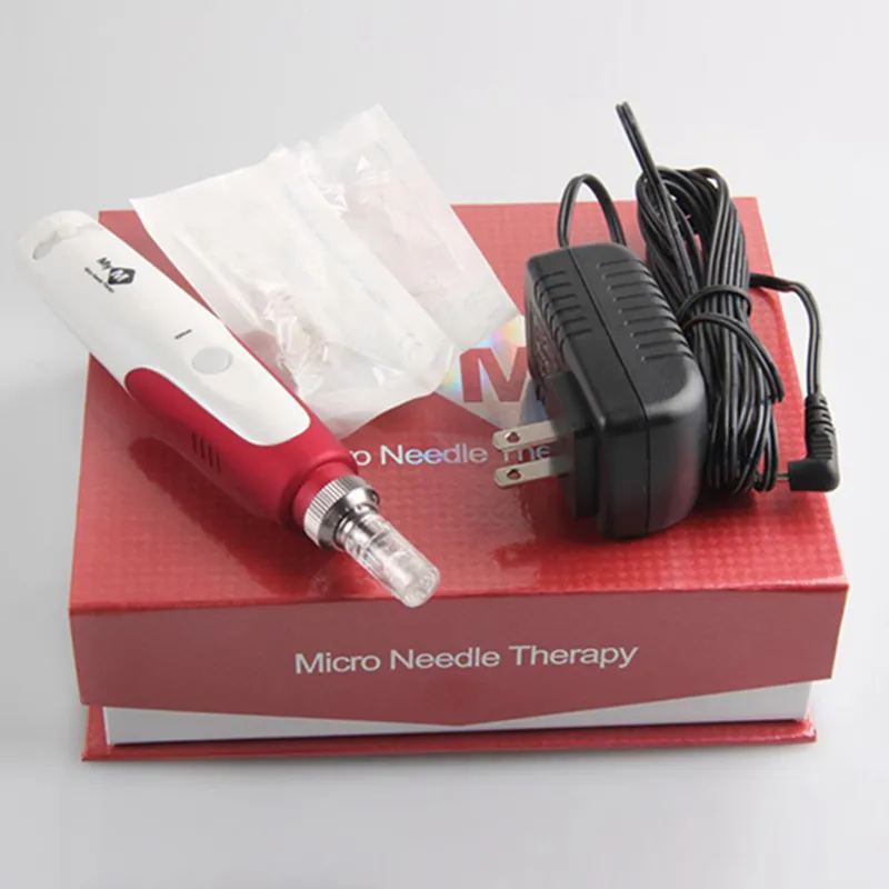 Elektrische Microneedle Pen Auto Microneedling met 2 stks Naalden Beuty Machine Huidverzorgingstools