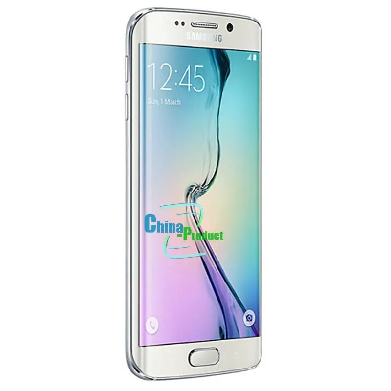 Telefono Samsung Galaxy S6 Edge G925A / T / F Octa Core 3GB RAM 32GB ROM LTE WCDMA 16MP 5.1 pollici sbloccato