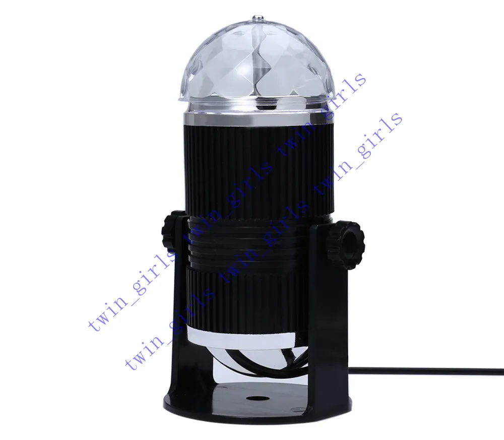 3w EU/US Plug Sound Activated RGB LED Crystal Stage Light Magic Ball Disco DJ Laser Lighting For Home Party Bar Stage Lighting