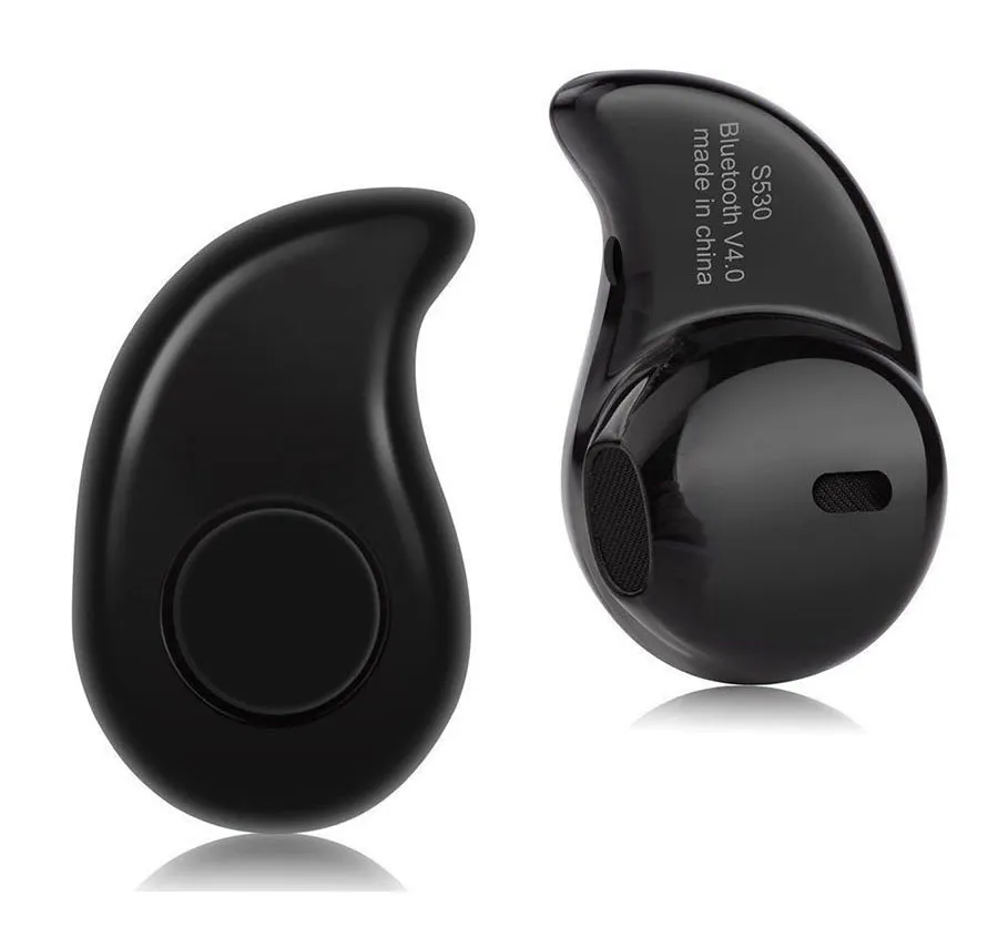 Mini S530 auricular bluetooth inalámbrico micro 4.0 mini auricular estéreo sigilo tapones para los oídos tipo movimiento ultra pequeño