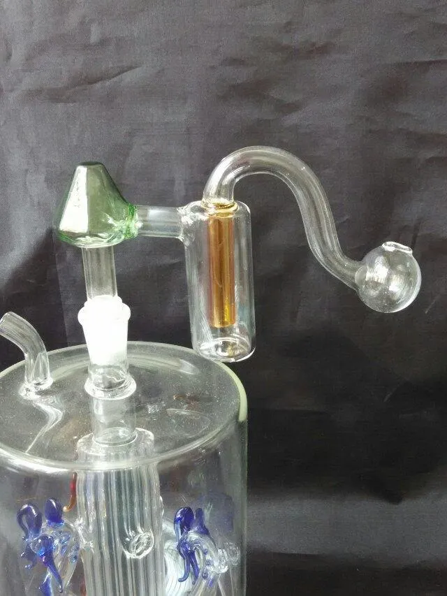 wholesalers New Stained glass bent at right angles pot, hookah, bong, pipe fittings