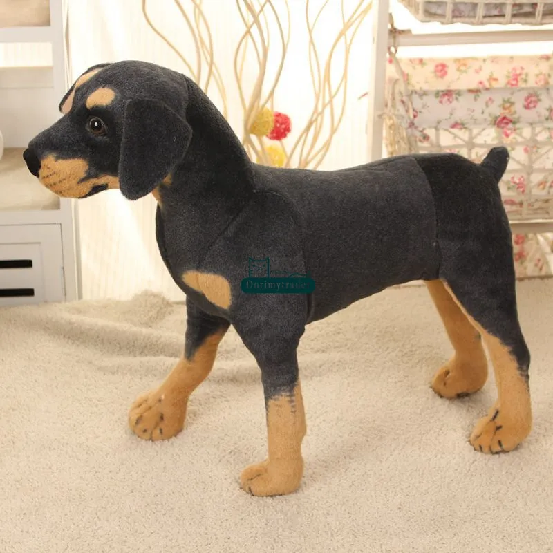 Dorimytrader Ny Big Simulated Animal Dog Plush Toy 68 cm fylld mjuk söta tecknade hundar doll barn närvarande 27 tum dy616784983789