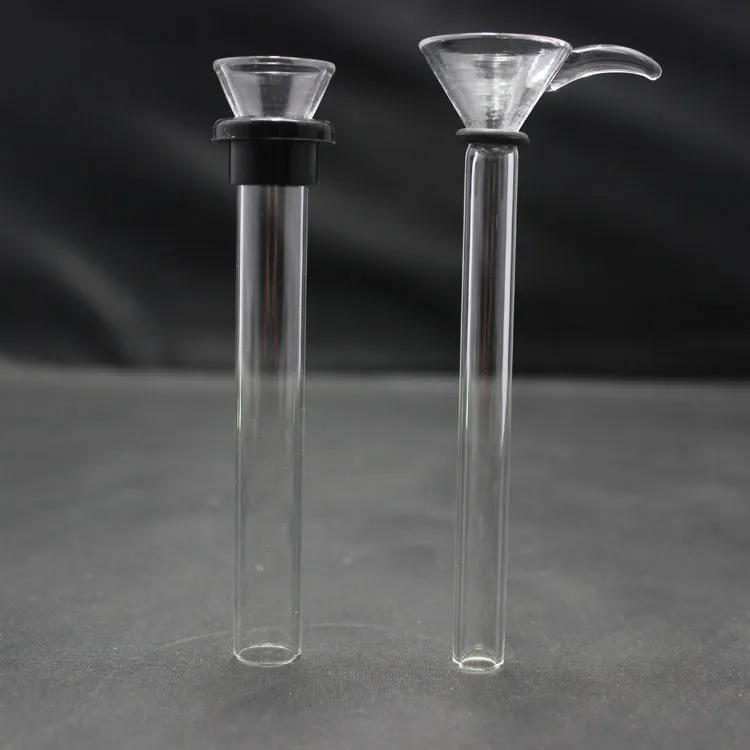 Glass Replacement Slide for Base Water Pipes Base beakers Come with Two Parts Different Length Glass Bowl Kit