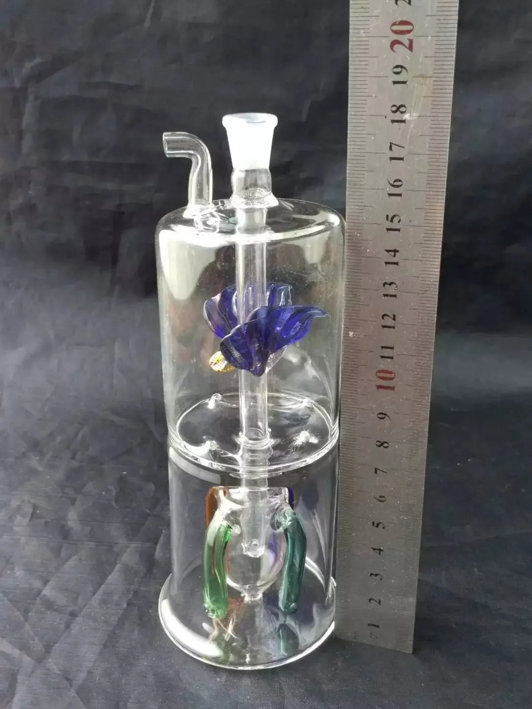 Accessori bong in vetro tubi acqua a farfalla, tubi fumatori in vetro colorati mini multicolori Tubi a mano Miglior cucchiaio di vetro