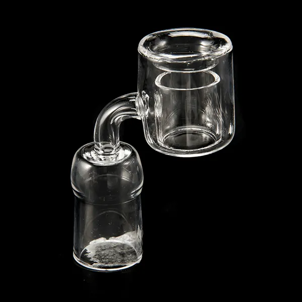Кварцевые термобонги с двойной трубкой, дымчатые гвозди, прозрачное соединение для стеклянных бонгов PukinBeagle Bangers2635