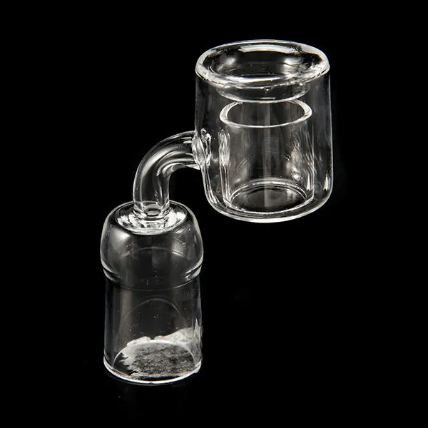 Quartz Thermal Banger Double Tube smoke Nail Clear Joint For Glass Bongs PukinBeagle Bangers2635