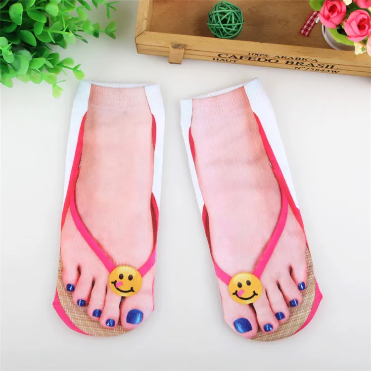 Nowe Skarpety 3D Harajuku Styl Cartoon Animal Funny Druku Skarpety Pływające Purprate Printing Socks Ba503