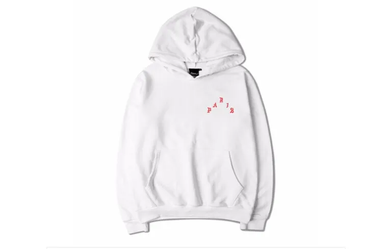 Pullover bluzy dla mężczyzn kobiet z długim rękawem z kapturem hip hop jesień dorywczo najlepsze bluzy S-XXXL, biały czarny