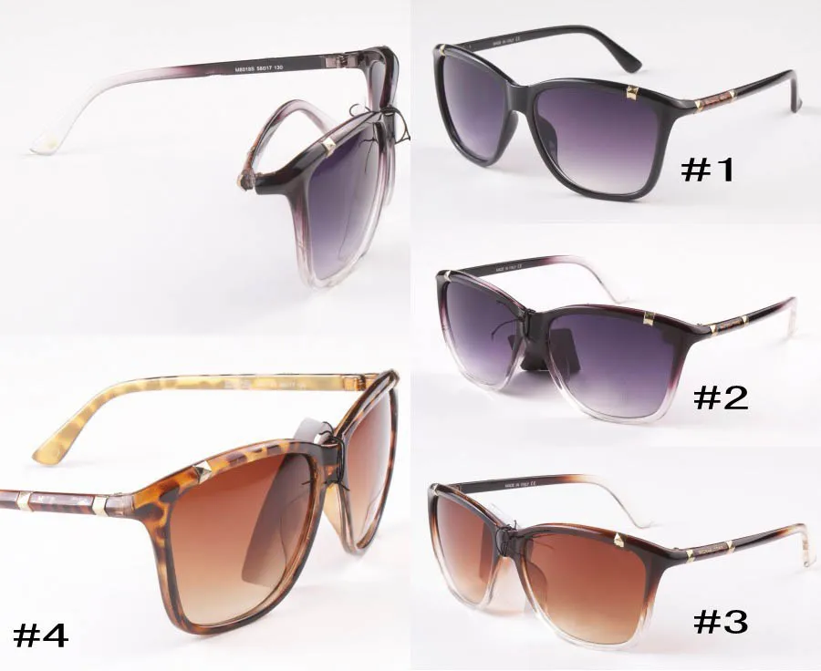 مصمم أزياء شعبية النظارات الشمسية النظارات الشمسية العلامة التجارية للمرأة 8018 إطار كبير نظارات شمسية عالية الجودة المضادة للأشعة فوق البنفسجية نظارات ذات نوعية جيدة