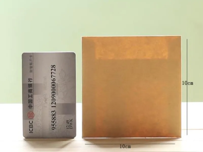10 10cm Kraft Square Mini enveloppes vierges pour carte d'adh￩sion petite carte de voeux de stockage enveloppes en papier253r