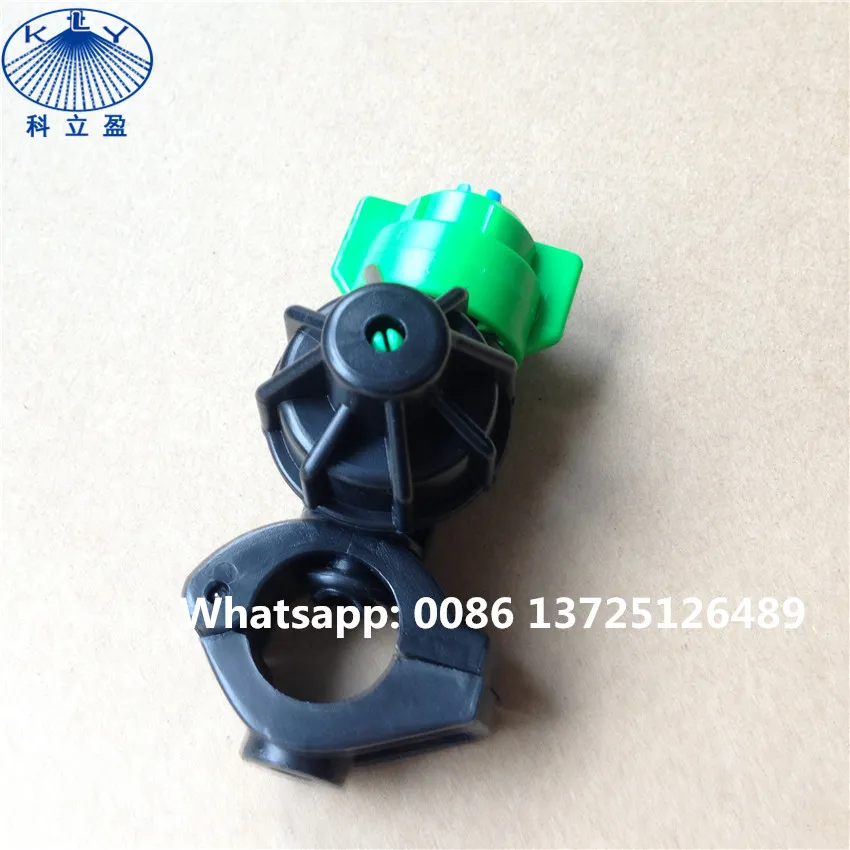 to clamp on 20mm pipe, Plastic water mist agicultural spray nozzle