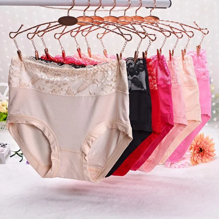 Bon A ++ Dans la taille grande taille Culottes pour femmes 3D stéréo sexy sexe dames sous-vêtements pour mentionner les femmes de la hanche dentelle tissu de charbon de bambou NP043