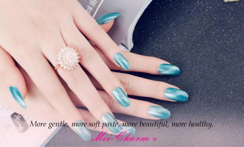 2017 ny ankomst mei-charm 12 färger diamant cateye nagellack 15ml uv gel polska suga av nagelgel dhl / parti
