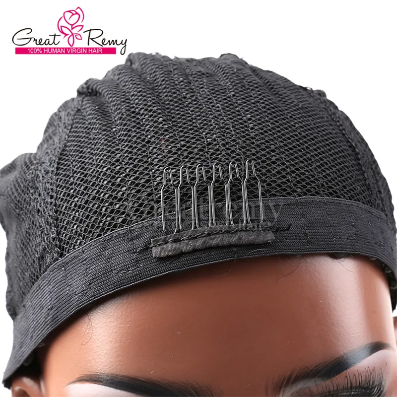 Greatremy New Arrival Braided 가발 모자 흑인 여성을위한 꼰 직조 모자를 착용하기 쉽습니다.