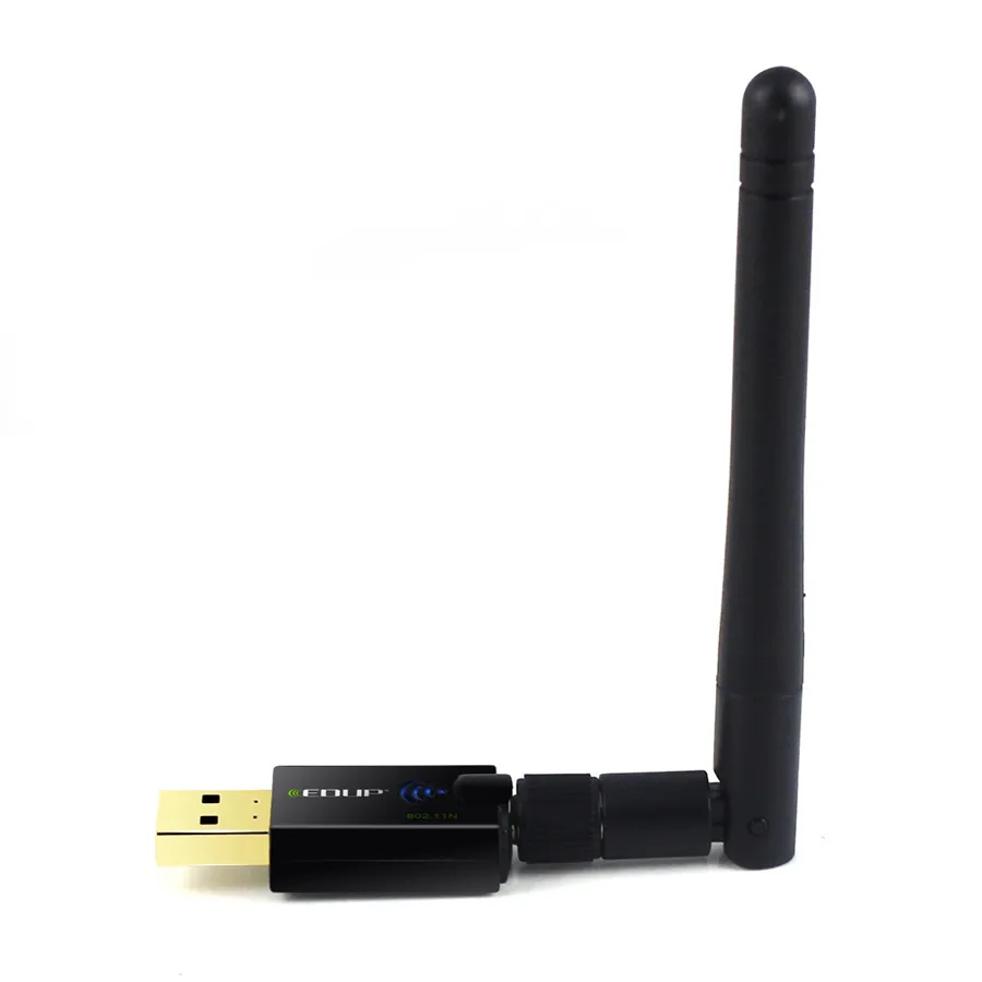 Nuovo adattatore scheda di rete WiFi wireless EDUP EP-MS1559 Mini 802.11N 300Mbps USB con antenna 2dbi