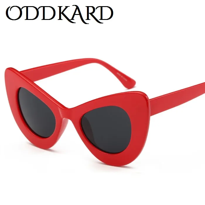 ODDKARD Hot Summer Party Fashion Sunglasses للرجال والنساء شعبية العلامة التجارية مصمم القط العين النظارات oculos دي سول uv400