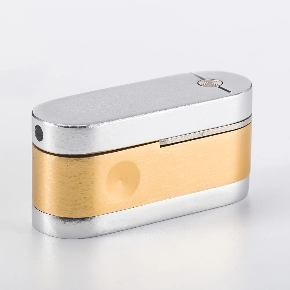 Metal Smoke Pipes Portable Twist Design Metal Smoking Pipe