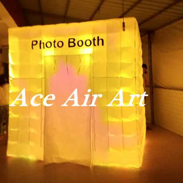 Inflatable Photo Booth Cube Tent With LED Lights ... From ...