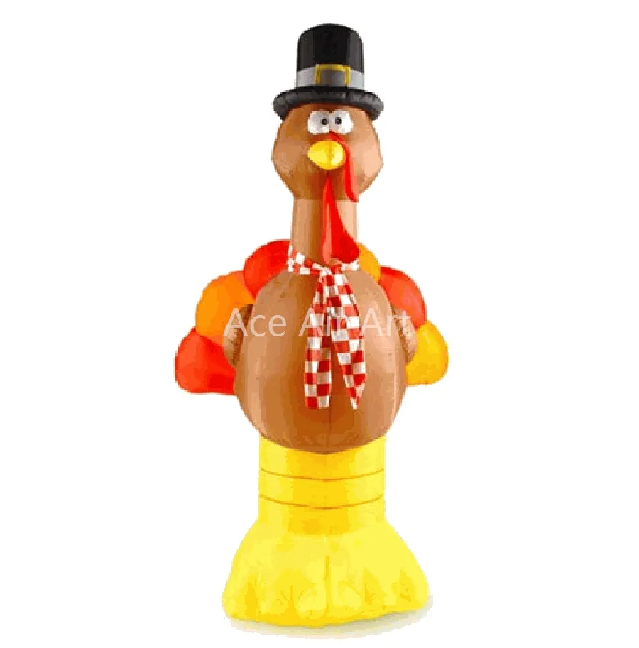 come with electyic blower thanksgiving Inflatable turkey for party decoration