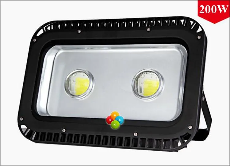 DHL LED Projektörler Su Geçirmez 200 W 300 W 400 W 500 W 600 W Süper Parlak LED Sel Işık RGB LED Sel gölgelik ışıkları Benzin Istasyonu Aydınlatma 666