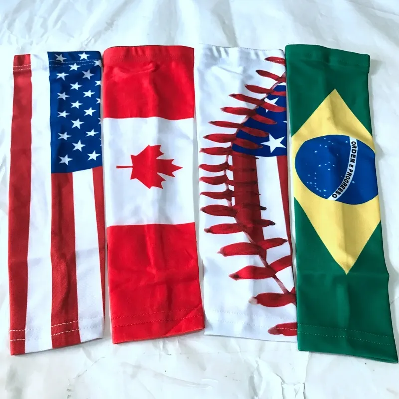 Moisture Wicking Compression Arm Sleeve - Mexico Flag Design, Small (Over 100 Colors Available)