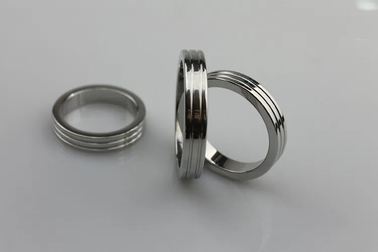 Stainless steel Cockrings Penis Cock Ring Glans Peniss Stretch Ball Stretcher Sex Toys for Men Delay Ejaculation7123904