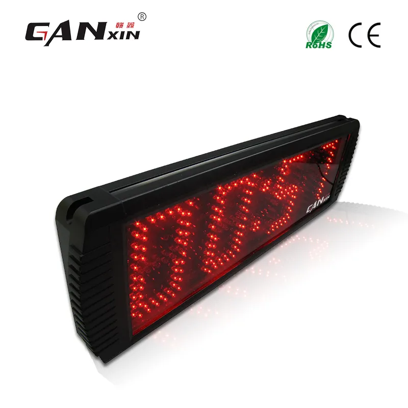 [Ganxin] Hot Verkoop 5 Inch 4 cijfers Semi-Outdoor LED Display Wandklok met Black Aluminium Frame Timer Countdown and Countrup-functie