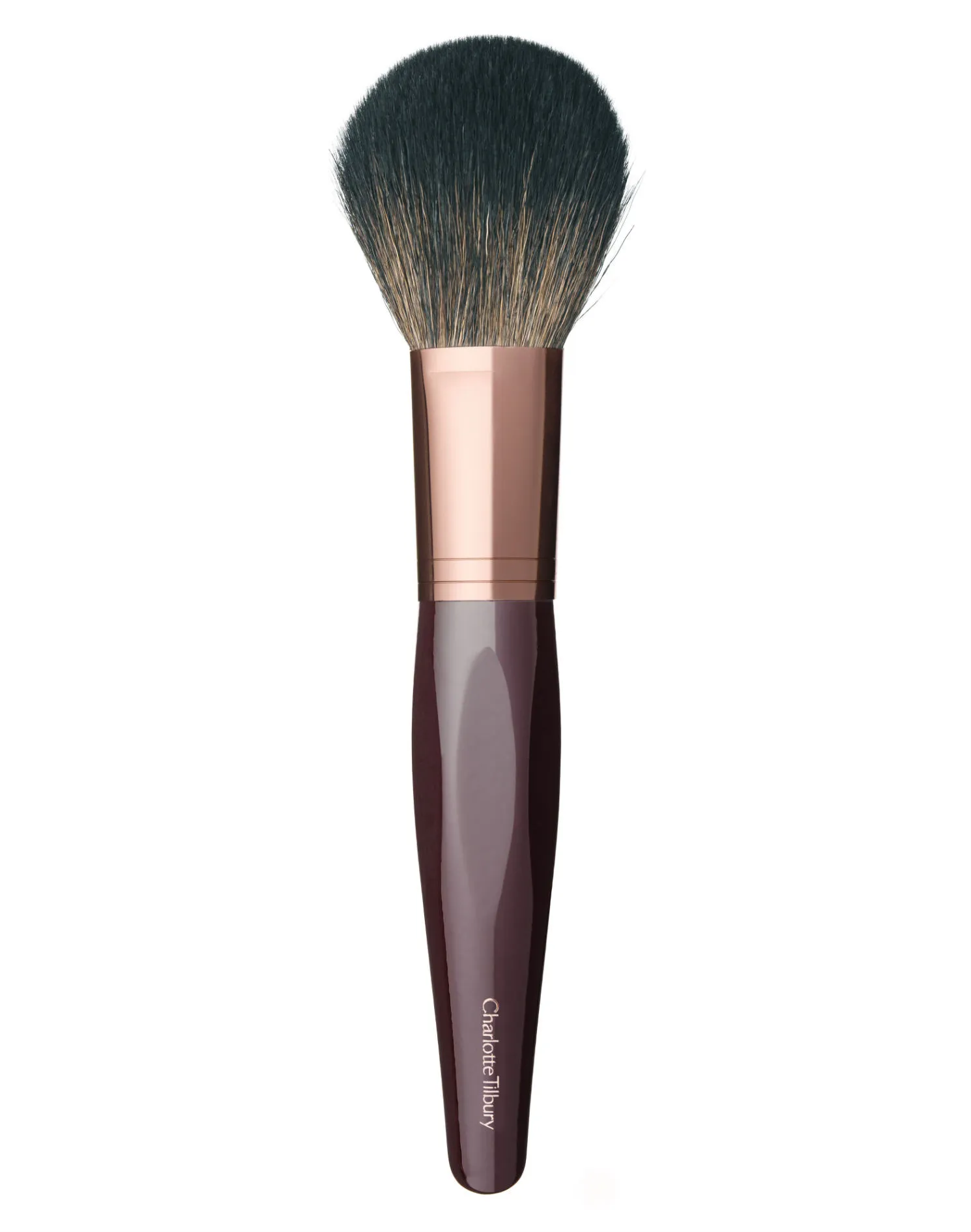 Charlotte Tilbury Bronzer Brush ROSE GOLD & NIGHT CRIMSON Large Powder Sculpting Contour Brush