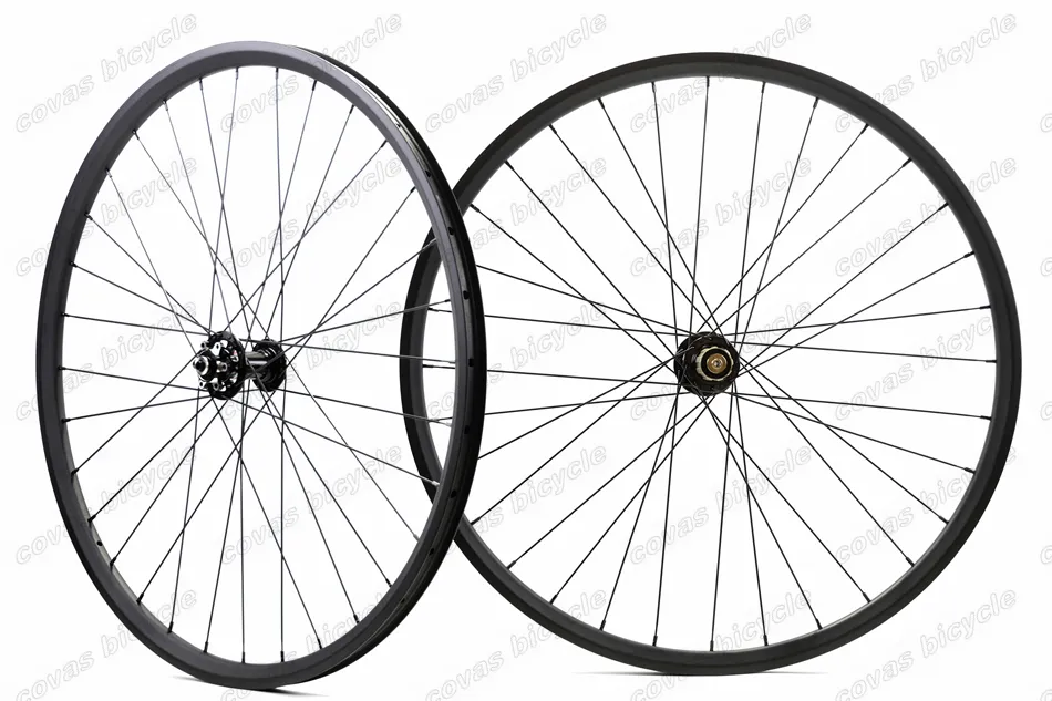 Gratis frakt Koldioxidhjul Hookless 29er Mountainbike Wheelset 29inch MTB Bike AM / XC Super Light Carbon Wheelset