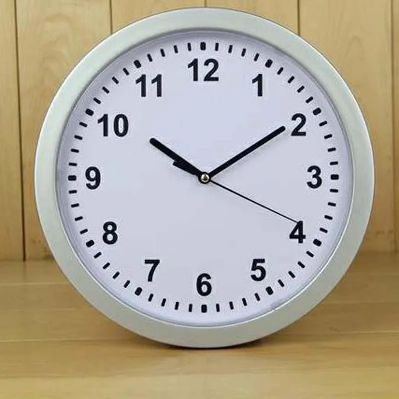 2017 New Wall Clock Hidden Secret Compartment Safe Money Stash Jewellery Stuff Storage White 10-inch 