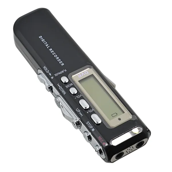 Gravador de Voz Digital LCD 4GB 8GB portátil Audio Suporte Telefone Gravação Pen Dictaphone com leitor de MP3