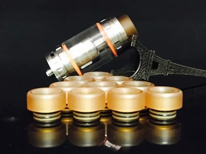 PEI 810ラバー付きドリップチッププリンスTFV8ケネディ24 RDA GOON 528マウスピース810アトマイザーDHLのためのワイドボア