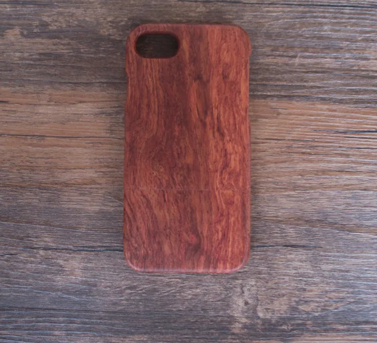 Luksusowy Naturalny Prawdziwy Drewniany Bambusowy Telefon Komórkowy Case dla iPhone 6 7 6S Plus 100% Wood Carving Przypadki telefon komórkowy Twarda tylna pokrywa