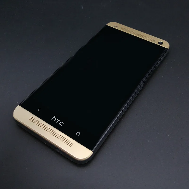 Sıcak Satış Kilitli Cep Telefonu Orijinal Yenilenmiş cep telefonu HTC One M7 801e Android Smartphone Dört Çekirdekli Telefon 4.7 inç dokunmatik ekran