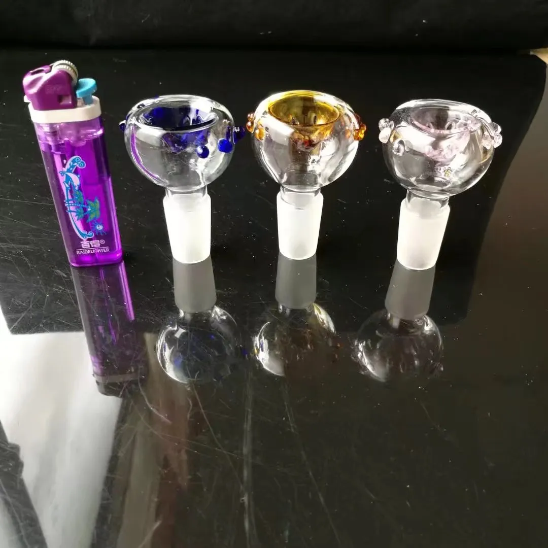 Couleur et tête de bulle plus vide, bongs en verre en gros, tuyaux en verre, brûleur à mazout en verre, adaptateur, bol