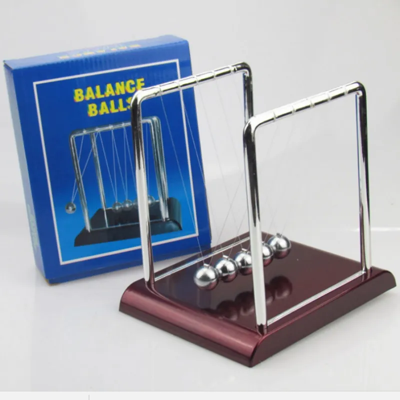 Newton öğretim bilim masası oyuncaklar beşik çelik denge topu fizik okul eğitici malzemeleri ev dekorasyon aksesuarları