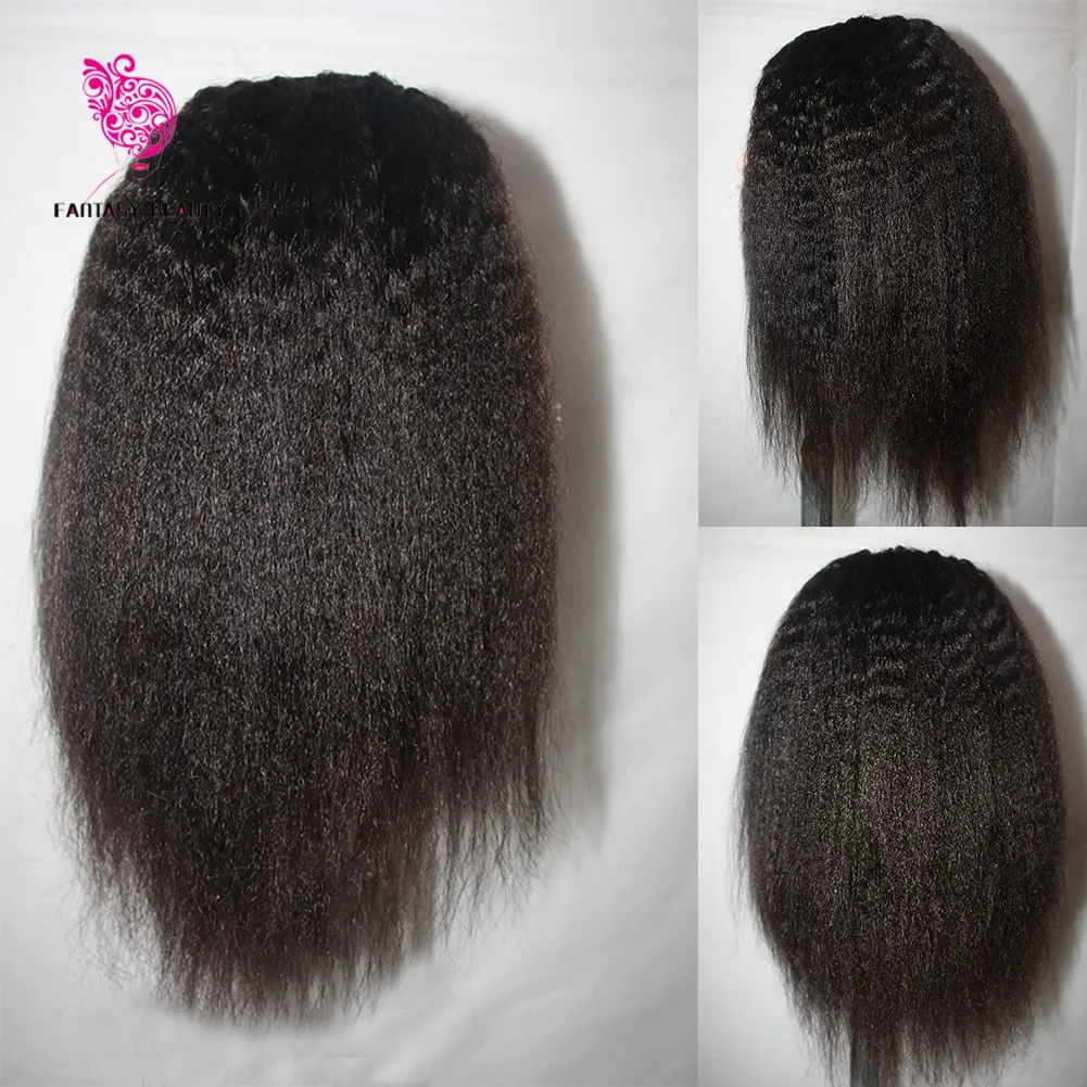 100% Virgin Brazilian U Part Wig Kinky Straight Human Hair Us Parts Wigs With Straps and Combs Coarse Italian Yaki Upart opening Sale