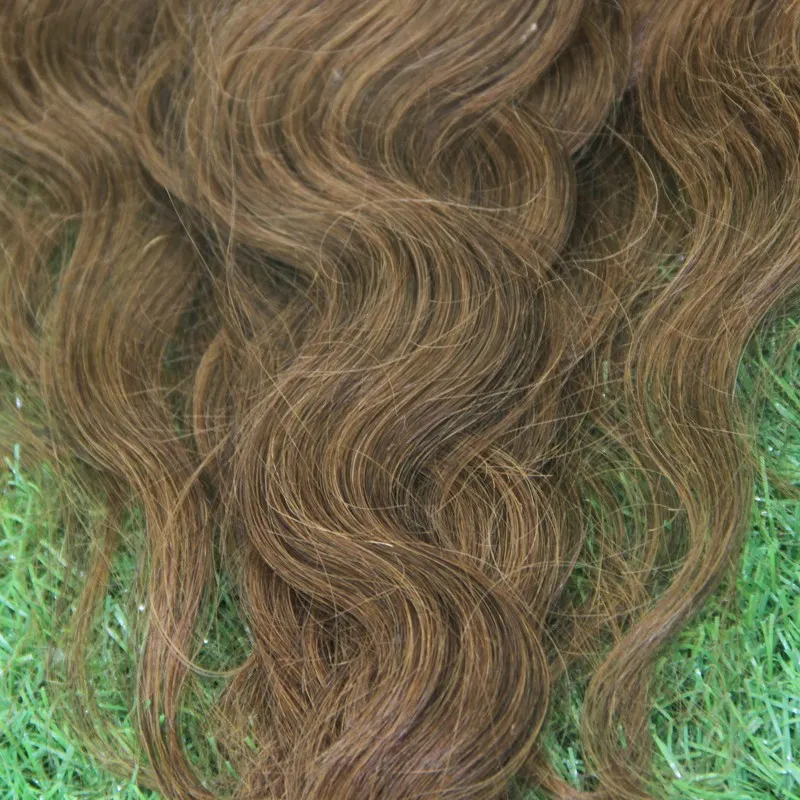 ブラジルのボディーウェーブ人間のヘアクリップの中の伸びの中の100gクリップの中の毛髪伸びの中でクリップ