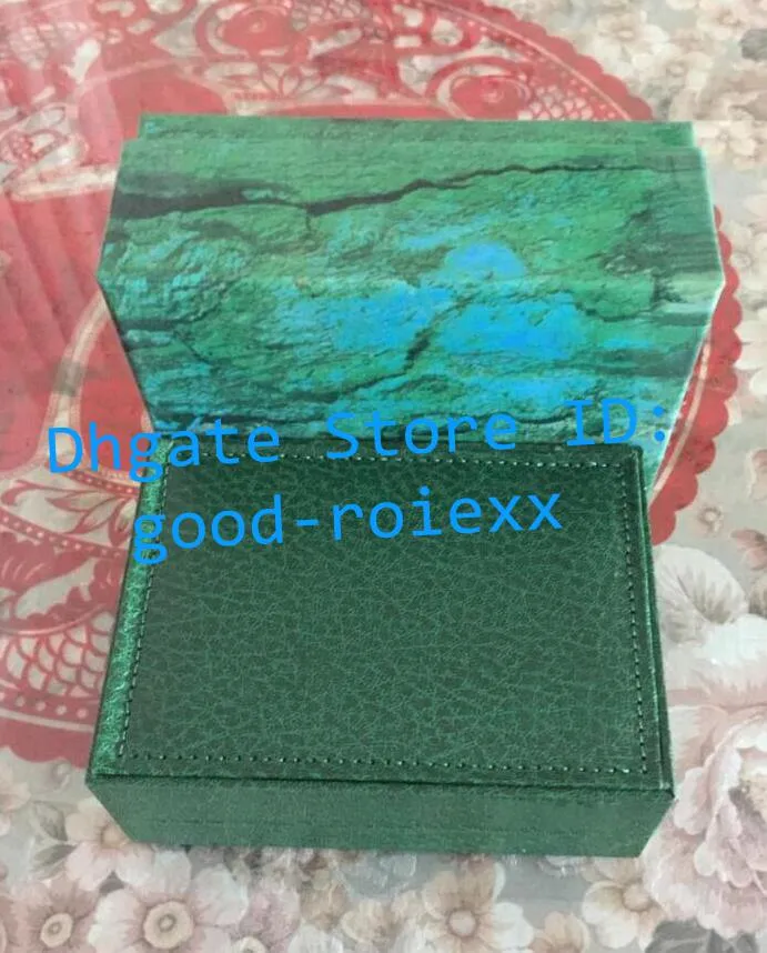 Luxury Mens Green Inner Outter Unisex Watch Day Datum Original Box Papers Yacht Cosmograph Sky 116900 Havs President Cellini Klockor Lådor