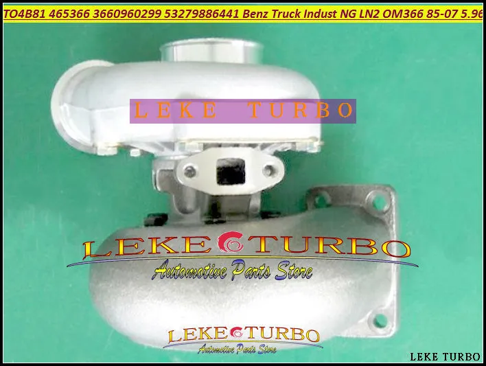 T04B81 465366-5013S TO4B81 3660960299 53279886441 Turbo Turbocharger For Benz Truck Industrial NG LN2 OM366 1985-2007 5.96L (1)