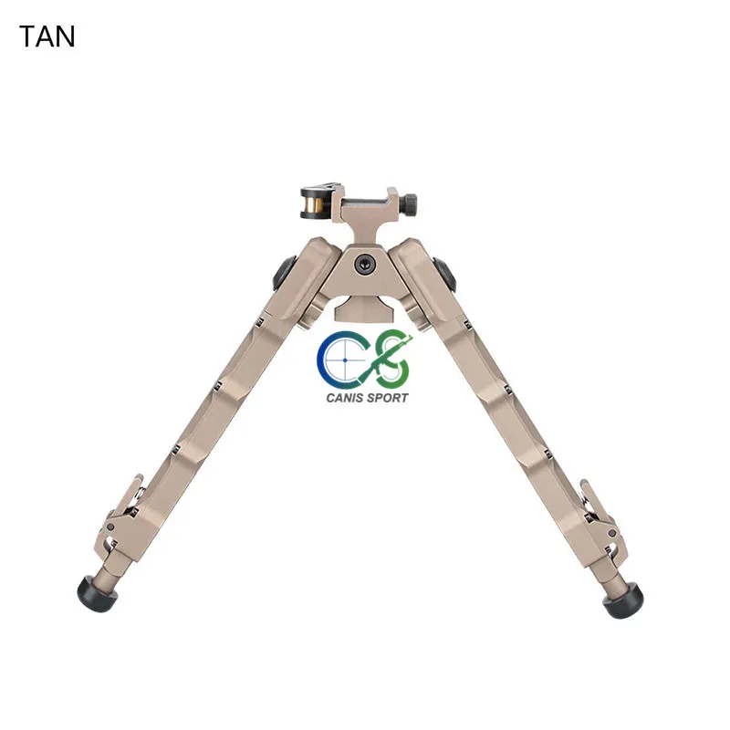 새로운 도착 전술 SR-5 야외 전술 액세서리 CL17-0029 빠른 분리 Bipod 알루미늄 높은 Picatinny 위버 Bipod