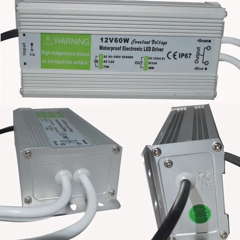 IP67 Waterdichte LED -driver 12V 30W 45W 60W 100W 120W 250W Outdoor Use Transformator 110V240V tot 12V voeding voor onderwater LIG7542707