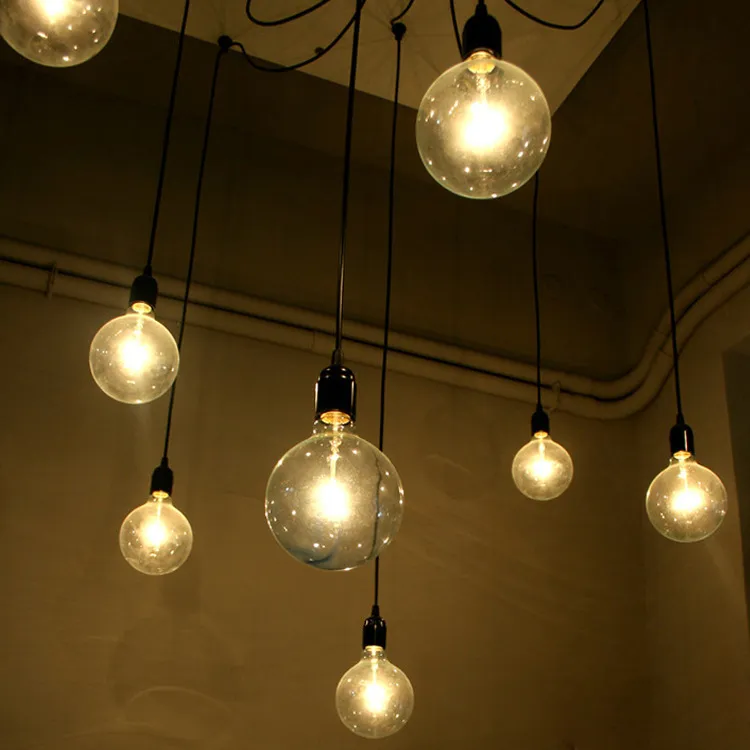 Portalampada E27 Vintage in metallo con Base per lampada da tavolo 220V EU US Plug Retro luci notturne lampade da scrivania per la decorazione del soggiorno della camera da letto  39