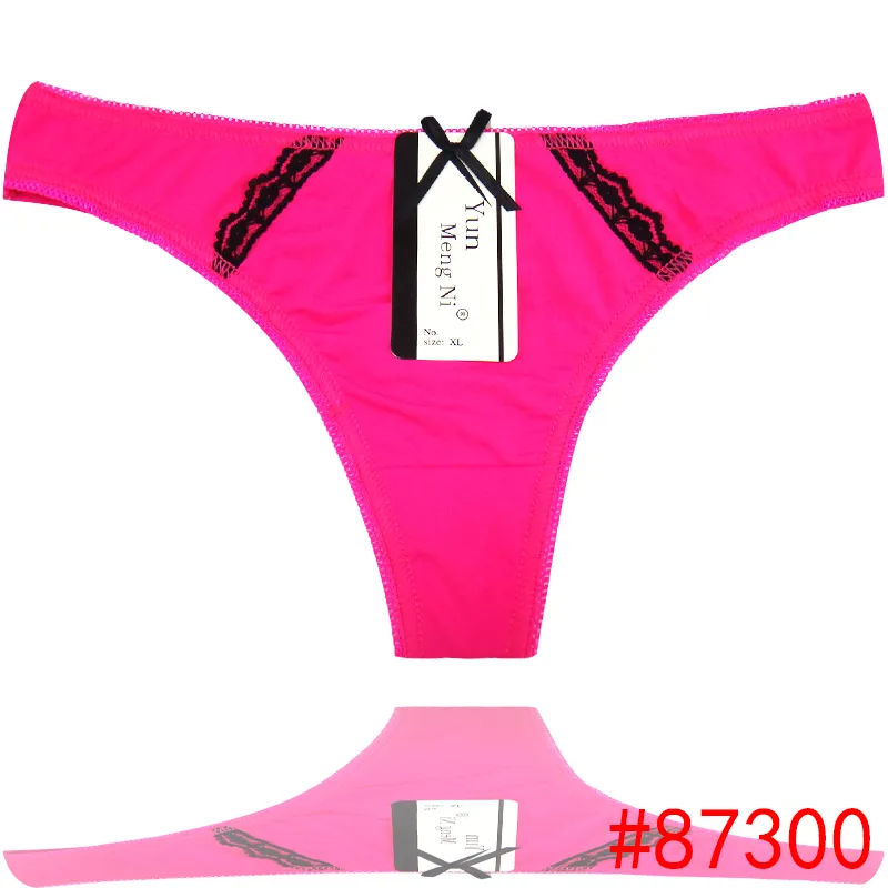 Top Élasticité Nylon G String Filles Sous Vêtements Sexy Tongs Femmes Tongs Lingerie Sexy